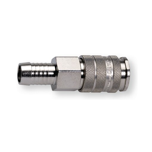 Kupplung mit Schlauchanschluss 10 mm, DN 10 Stahl