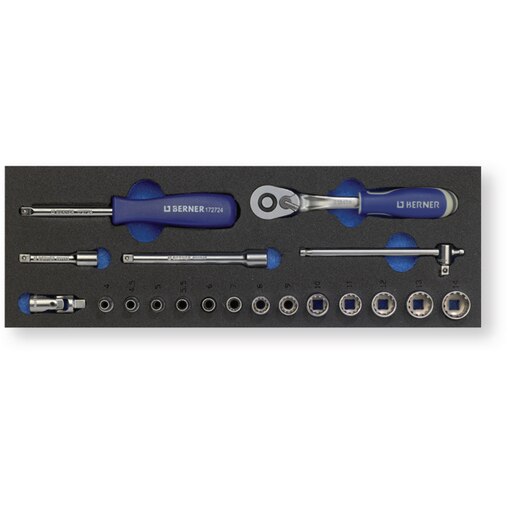 Hartschaumeinlage mit I-Socket-Satz 1/4