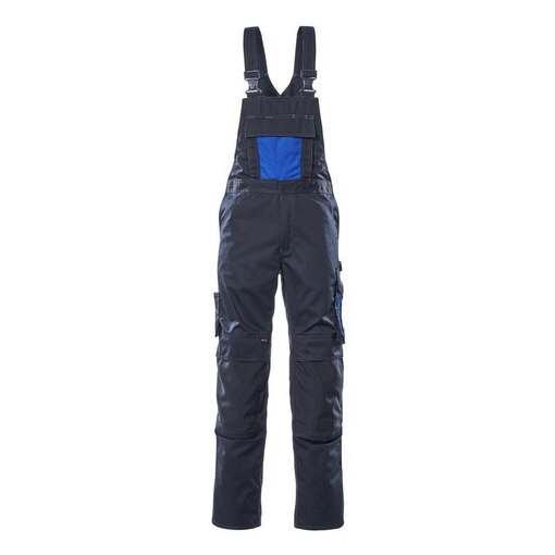 Latzhose Knietasche UNIQUE Schw.Blau/Kornblau 62/90