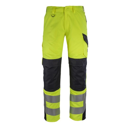 Hose Knietasche MULTISAFE W-Gelb/Schw.Blau 44/82