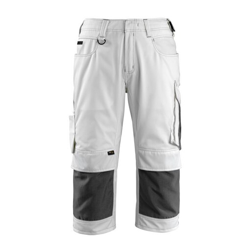 3/4-Hose Knietasche UNIQUE Weiß/Anthr., Gr. 44