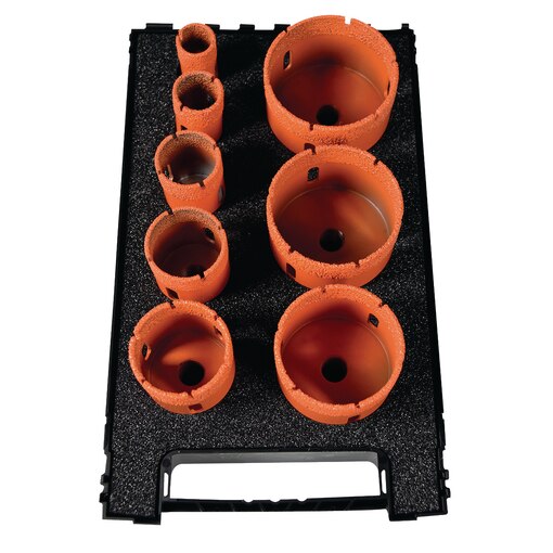 Diamantbohrer-Set M 14, 20 - 68 mm, 8-teilig
