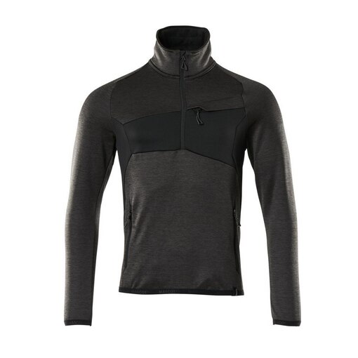 Fleecepullover RV ACCELERATE Anthra./Schwarz XS
