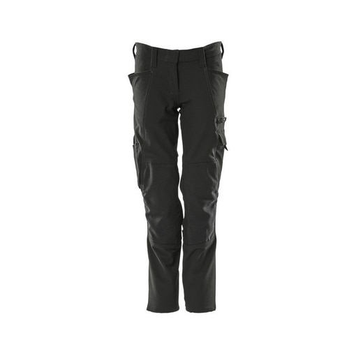 Hose  Knietasche Damen ACCELERATE Schwarz Gr. 48/76 Pearl Fit