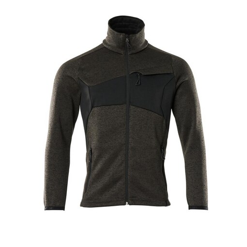 Strickjacke ACCELERATE  Dunkelanthrazit/Schwarz Gr. XS