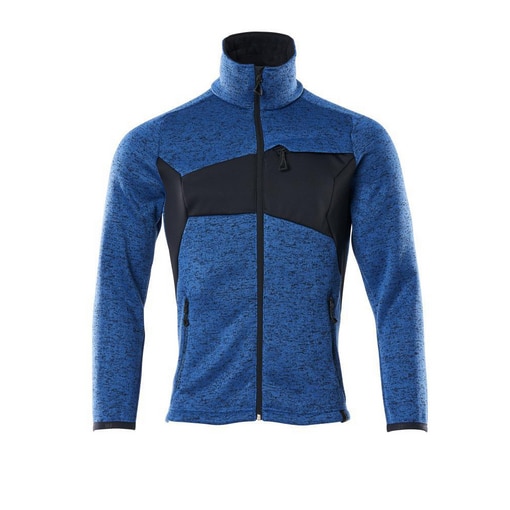 Strickjacke ACCELERATE  Azurblau/Schwarzblau Gr. XXL