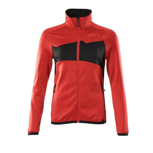 Fleecejacke Damen ACCELERATE Verkehrsrot/Schwarz S