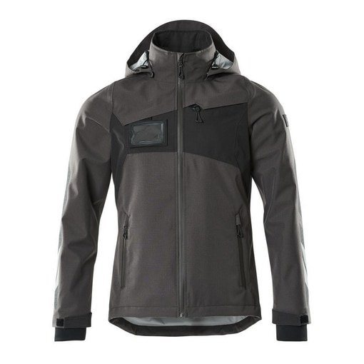 Hard Shell Jacke ACCELERATE Anthra./Schwarz M