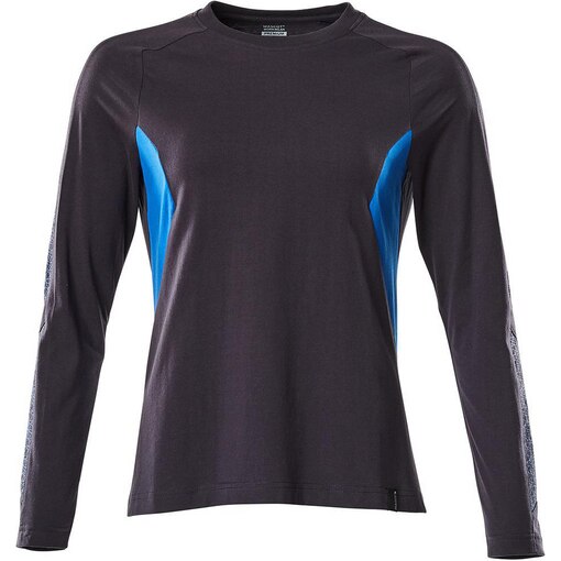 Mascot ACCELERATE Damen T-Shirt langarm Schwarzblau/Azurblau