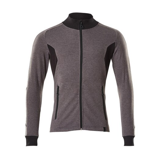 Sweat-Jacke ACCELERATE Anthra./Schwarz XS