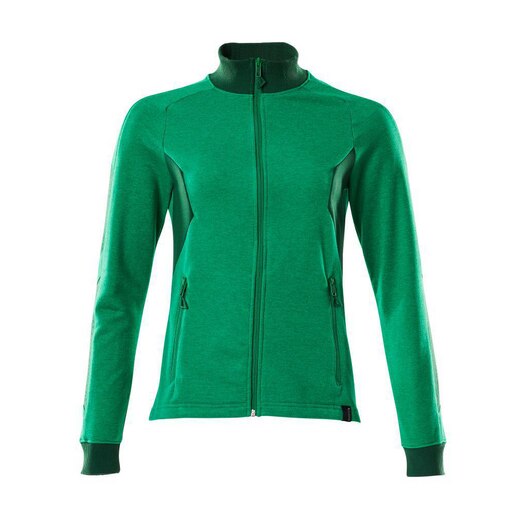 Sweat-Jacke Damen ACCELERATE Grasgrün/Grün XS