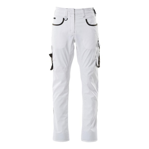 Hose Damen UNIQUE Weiß/Dunkelanthrazit Gr. 38/76 Pearl Fit