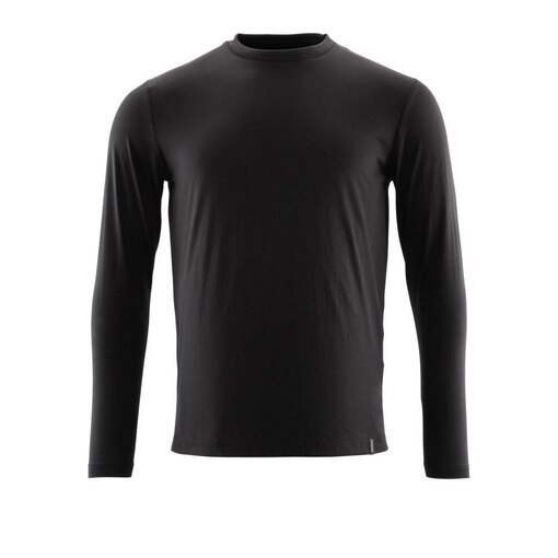 T-Shirt, Langarm CROSSOVER Vollschwarz XS