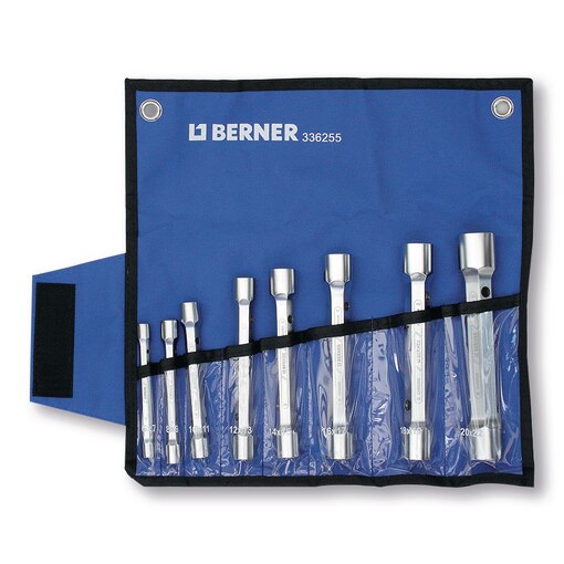 Doppelrohrsteckschlüssel SET, 8-teilig