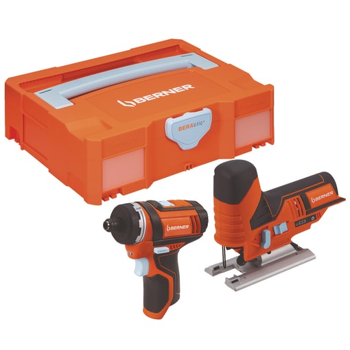 Cordless Screwdriver BACS-1 12 V &Cordless Jig Saw BACJS 12 V, in BC+