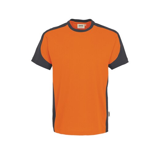 T-Shirt Mikralinar, orange/anthrazit, Gr. 2XL