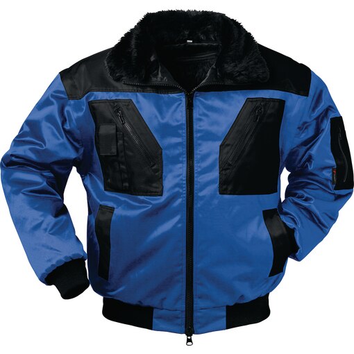 Pilotenjacke blau schwarz