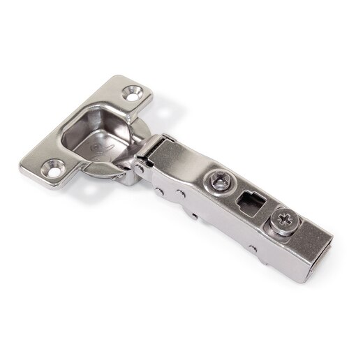 Emuca Scharnier Mittelanschlag X91 Soft-Close, Einpressen, Titan., Stahl
