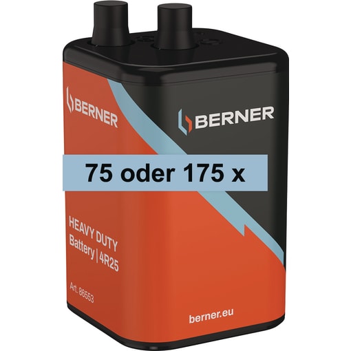 75 Hochleistungs-Blockbatterien 4R25 6V