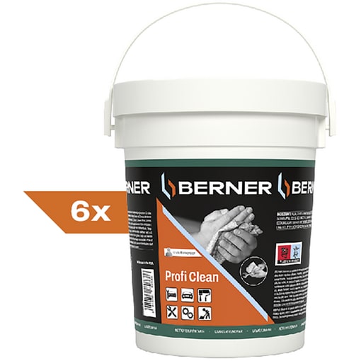 6er-Set Handreinigungstücher Profi-Clean
