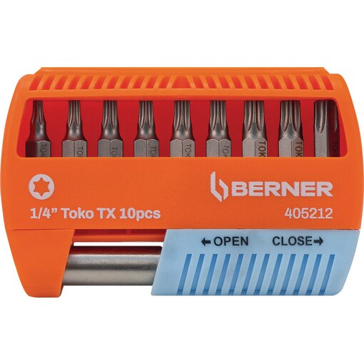 SET 1/4 TOKO BIT C 25 MM 11 PC