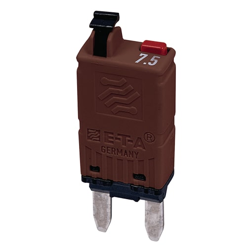 Automatic fuse Mini 7,5A brown