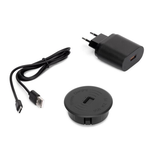 Airtop 2 USB-A Induktionsbatterie Von der Oberfläche für Handys (Ø60mm)