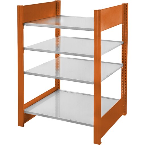 BERA Line Grundregal extra tief (600 mm), orange
