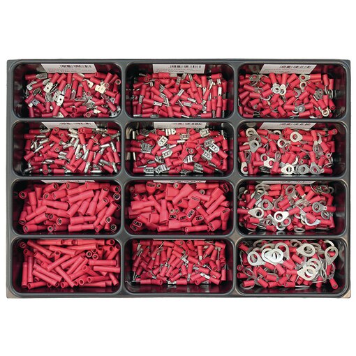 ASSORTMENT INSUL.CONN. RED
