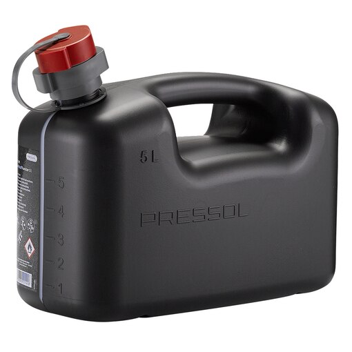 PLASTIC FUEL TANK BLACK 5 L