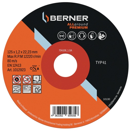 Trennscheibe PREMIUM Multi Ø 125x1,2x22,2 mm