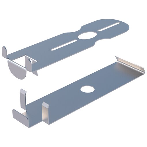 Deck stone edge closure clamp