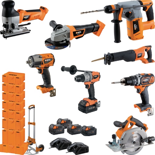 18-Volt-Maschinen Komplett-Set 5,0 Ah