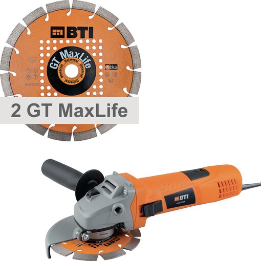 Winkelschleifer WKS 7-125 Set + 2 DTS GT MaxLife
