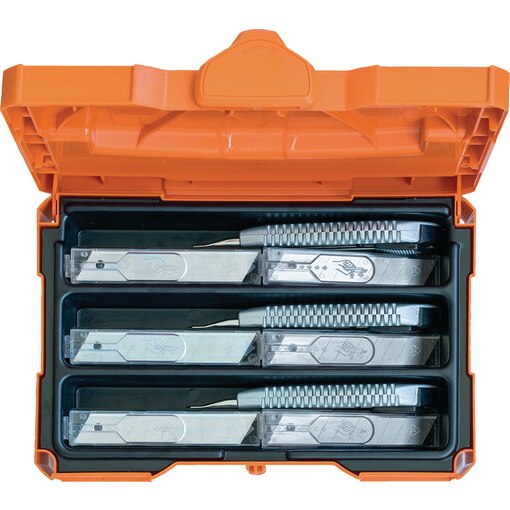 Alu Cutter-Set in BTI Box mini mit Abrechklingen