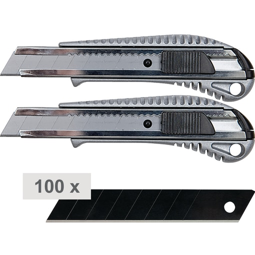 Alu-Cutter-Set schwarz 100