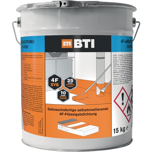 4F-Abdichtung 1K-Pur 15 kg Flachdachabdichtung