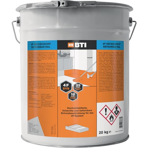 4F-Deckschicht befahrbar RAL 20 kg Flachdachabdichtung