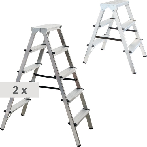 3er-Set Stufen-Stehleiter, Freitagskracher