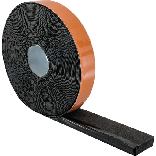 Fugendichtband One Premium Detail Rolle abgerollt mit Folienstreifen