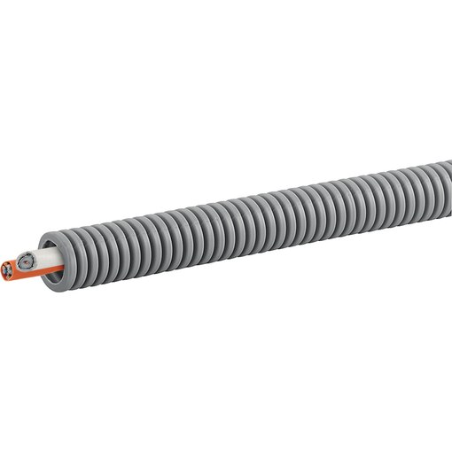 Isolierrohr Beton mit Datenkabel CAT 7 Simplex + Koax Sat110 Kabel