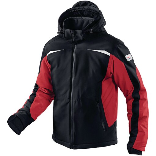 Winter-Softshell-Jacke Pulsschlag rot, Winterjacke, Softshelljacke