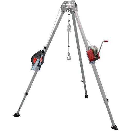 Dreibaum-Set Höhensicherungsgerät Lastenwinde 30m