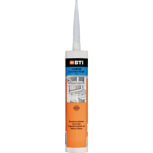 Dichtstoff Silikon Alkoxy Plus 310 ml weiß, transparent, dichten
