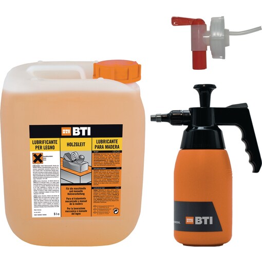 Set Drucksprüher + Holzgleitmittel 10 Liter