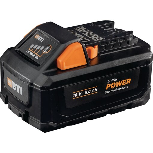BTI Akku 18 V, 18 Volt, 8,0 Ah, Li-Ion, Lithium-Ionen, Top Perfomance