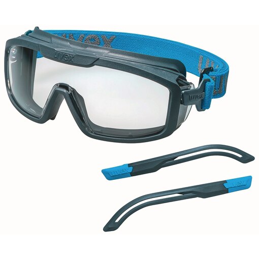Brillen-Set UVEX I-GUARD, Schutzbrille, Überbrille, Arbeitsschutz, Augenschutz, PSA