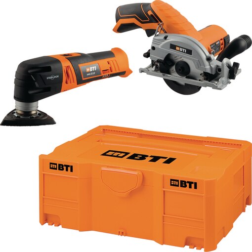 Akku-Handkreissäge A-HKS 12 V + Akku-Unimaster A-UM BL 12 V BTI Box 2