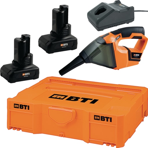 A-S 12 V + Starter-Set 2 x 6,0 Ah Akkus + Ladegerät in der BTI Box 1