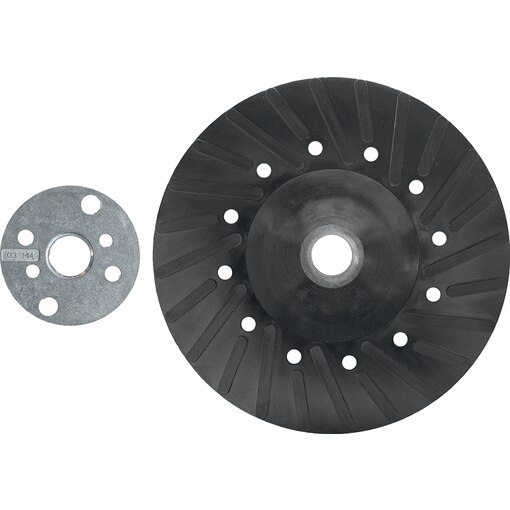 Stützteller Ø 125 mm Turbo Pad 1, Für die Verarbeitung von Fiberscheiben mit dem Winkelschleifer